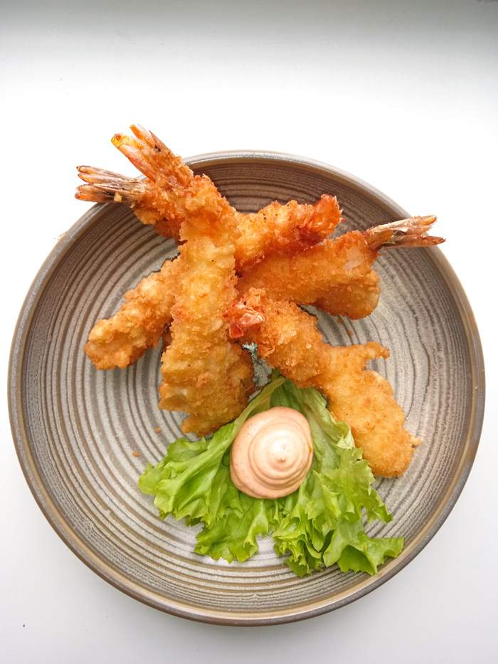 Креветки темпура