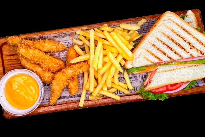 Фабри Сет с сендвичем