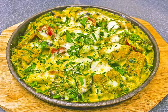 Жаркое с треской и овощами