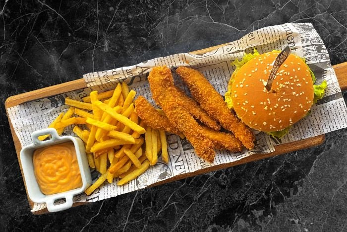 Фабри Сет с бургером с телячьим стейком